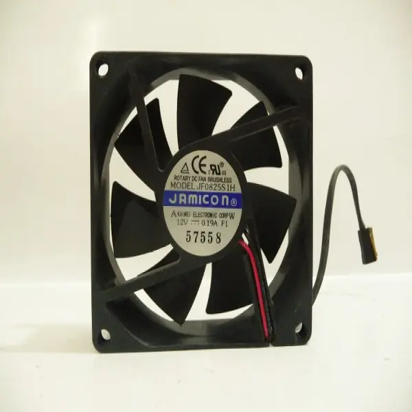 Cooling Fan, JF0825S1H, 12V 0.19A, 57558, Jamicon 
